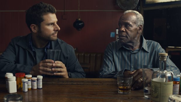 James Roday and Danny Glover in PUSHING DEAD. Credit: Bugsby Pictures